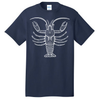 Crayfish Or Mudbug Ink Art Cool Animal Design On D Basic T-shirt | Artistshot