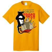 World Of Trash Funny Trash Eating Rodents And A Te Basic T-shirt | Artistshot