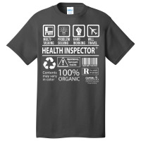 Health Inspector T  Multitasking Certified Job Gif Basic T-shirt | Artistshot