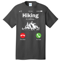 Hiking Is Calling Music Basic T-shirt | Artistshot