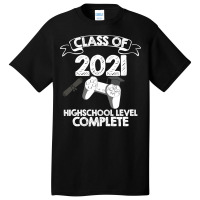 Class 2021 Gaming High School Complete Graduation Basic T-shirt | Artistshot