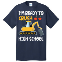 Im Ready To Crush High School Trucker Student Back Basic T-shirt | Artistshot