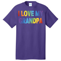 Pride Month Gift I Love My Grandpa Tumblr Basic T-shirt | Artistshot