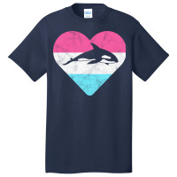 Retro Vintage Orca Gift For Women Or Girls Pullove Basic T-shirt | Artistshot