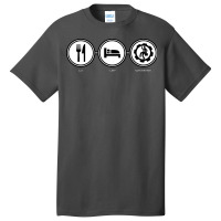 Eat Sleep Hamster Wheel Basic T-shirt | Artistshot