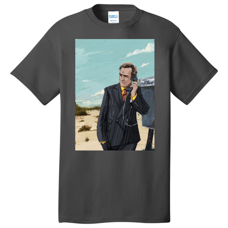 Call Saul Phone Basic T-shirt by edinrei | Artistshot