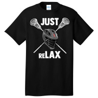 Lacrosse Players Throw Cue Ball Lax Crossstick (3) Basic T-shirt | Artistshot