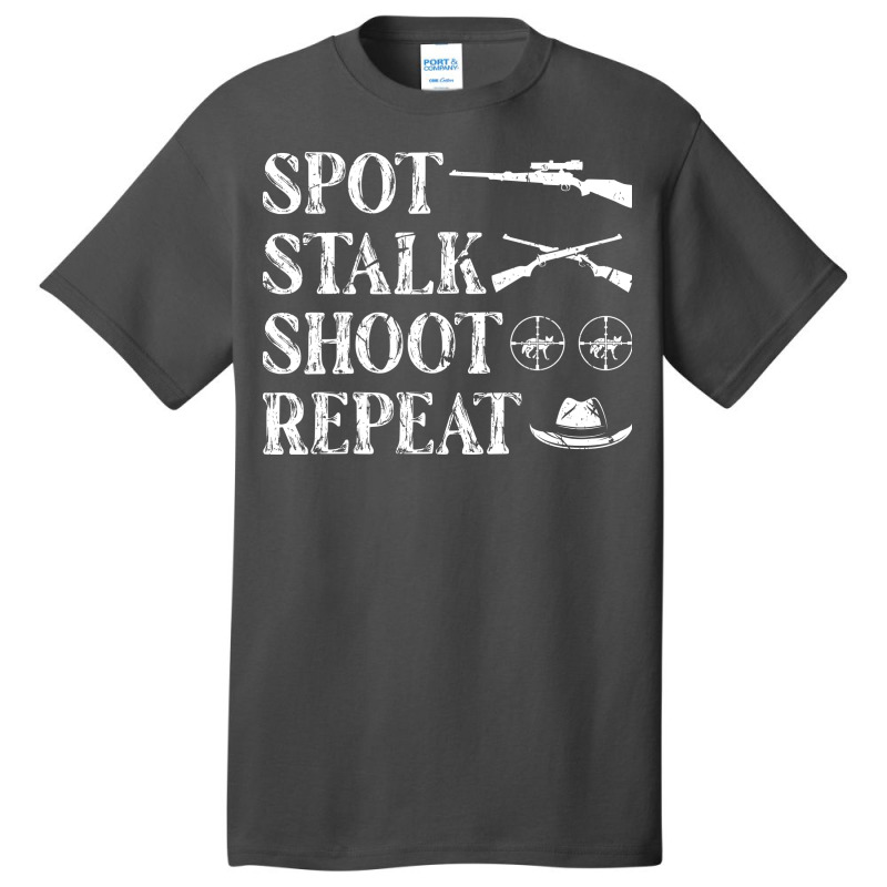 Spot Stalk Shoot Hunting Coyote Hunter Vintage Basic T-shirt | Artistshot