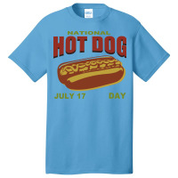 National Hot Dog Day 17 July Yellow Basic T-shirt | Artistshot