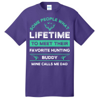 Father And Son Hunting Gift Yellow Basic T-shirt | Artistshot