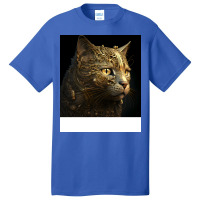 Gold Cat Tumblr Basic T-shirt | Artistshot