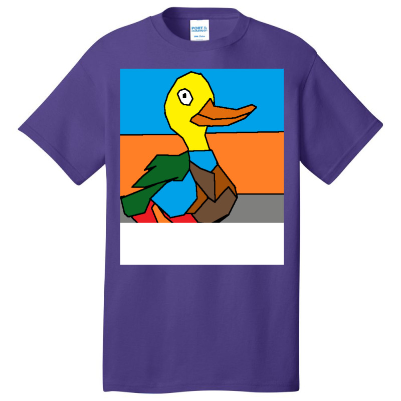 Duck Doing Cute Things Hippie Basic T-shirt | Artistshot