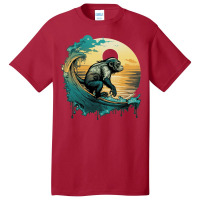 Monkey Ocean Sea Basic T-shirt | Artistshot