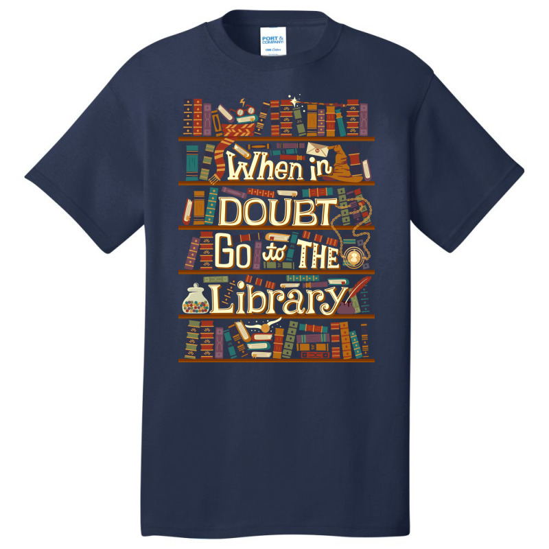 Go To The Library 80s Basic T-shirt | Artistshot