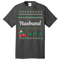 Ugly Christmas Sweater Husband Girl Basic T-shirt | Artistshot