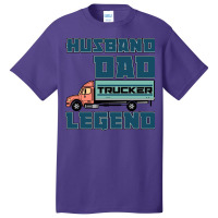 Husband Dad Trucker Legend Cute Basic T-shirt | Artistshot