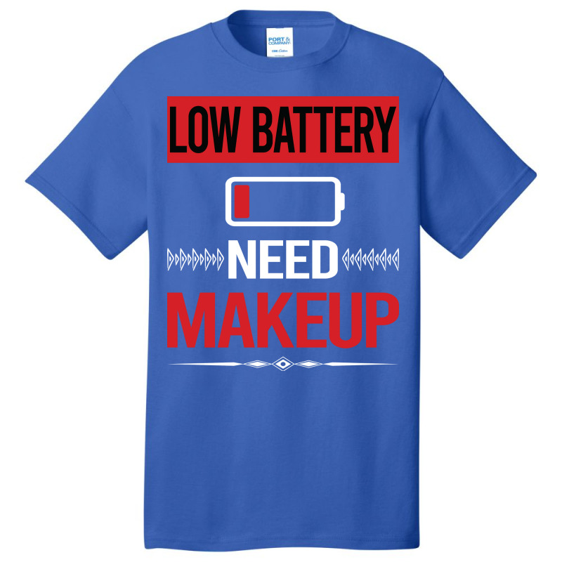 Low Battery Makeup Yellow Basic T-shirt | Artistshot