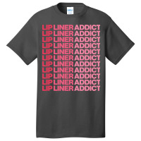 Haute Leopard Lip Liner Addict Stylish Graphic Blu Basic T-shirt | Artistshot