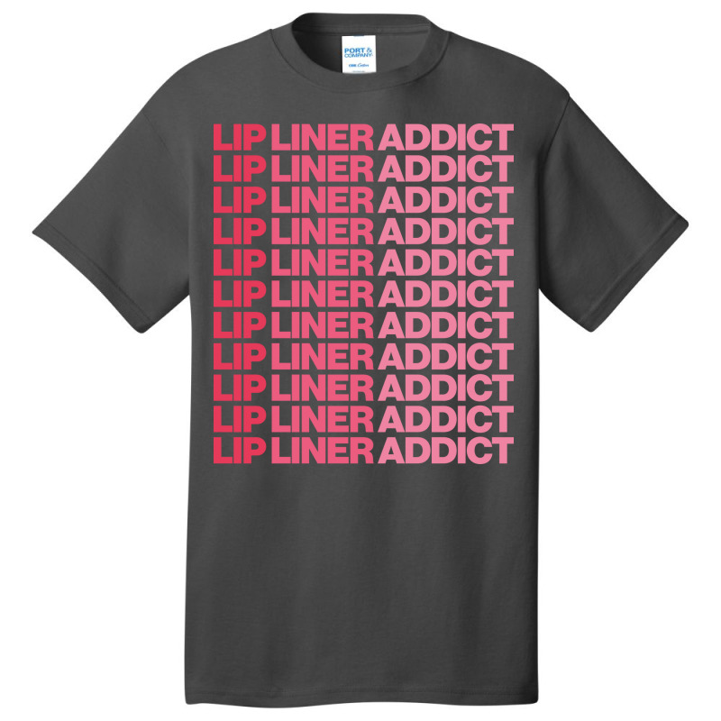 Haute Leopard Lip Liner Addict Stylish Graphic Blu Basic T-shirt | Artistshot