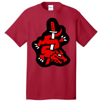 Master Of Silence Symbol Red Basic T-shirt | Artistshot