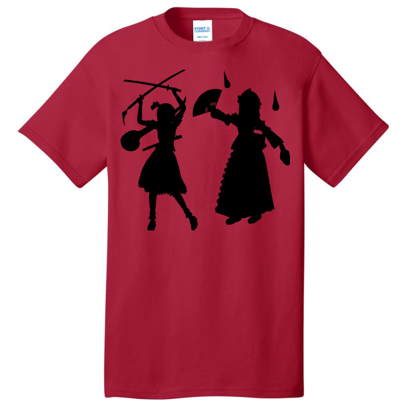 Silhouette Youmu   Touhou Basic T-shirt by jasonciko | Artistshot