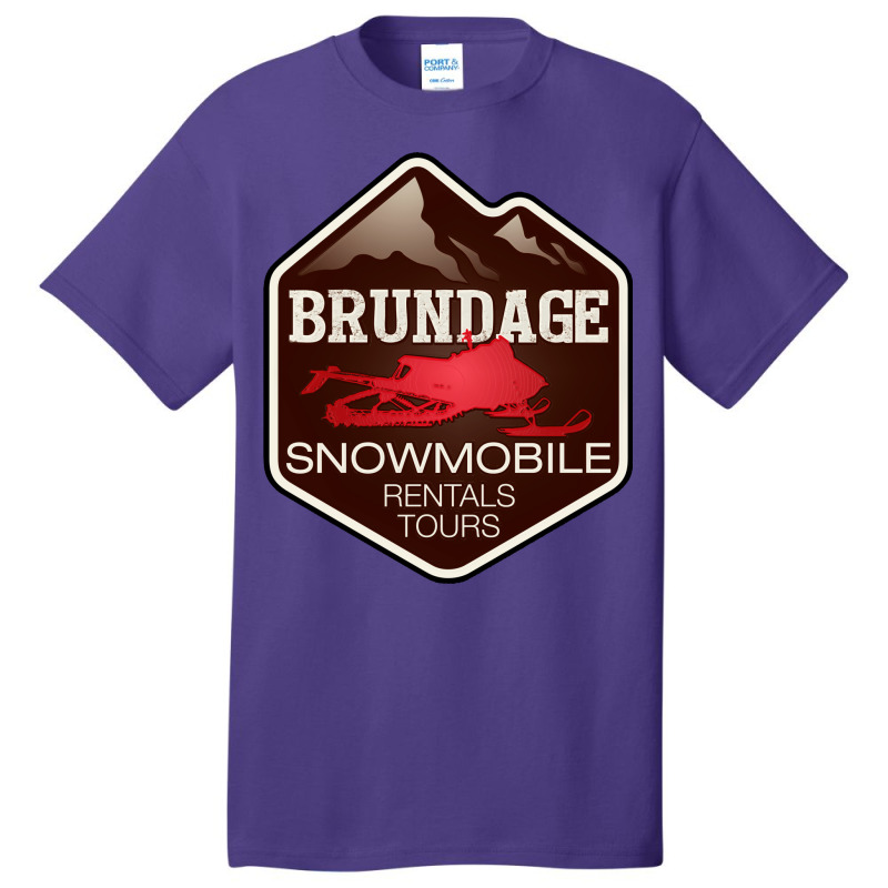 Brundage Snowmobile  Snowmobile Basic T-shirt by swedia870707df | Artistshot