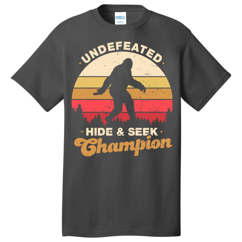 Hide And Seek Champion Undefeated Basic T-shirt | Artistshot