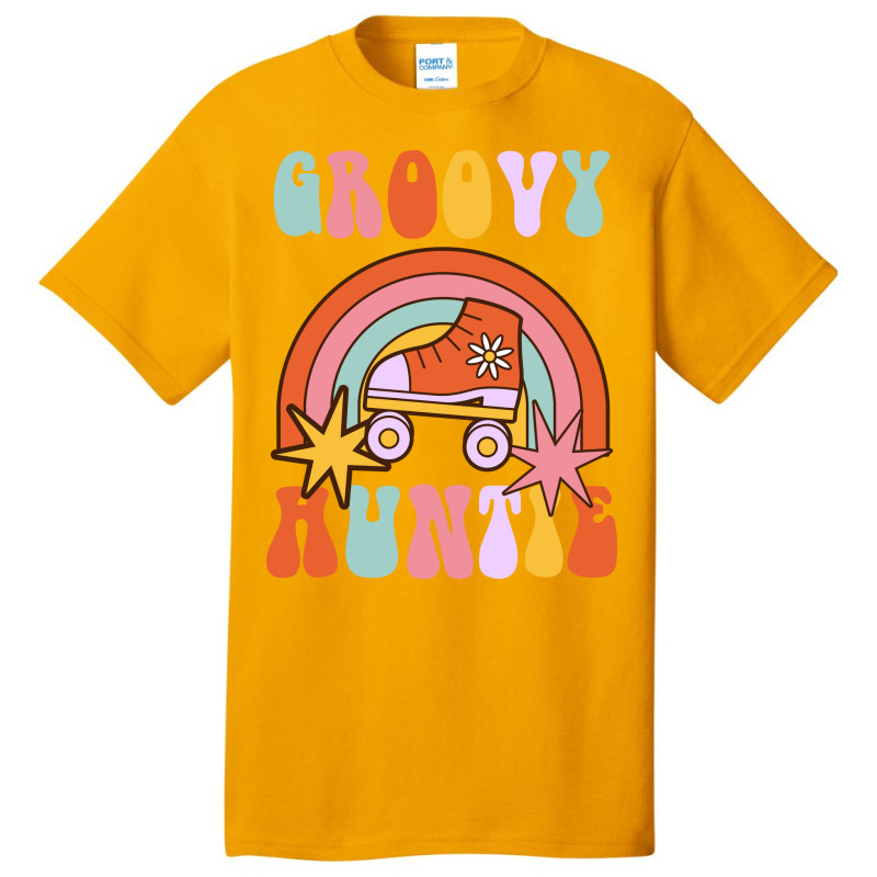 Groovy Auntie Family Matching Shirts Groovy Birthd Basic T-shirt | Artistshot