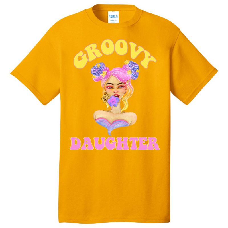 Groovy Daughter Shirt Mom Life Grandma Tshirt 1661 Basic T-shirt | Artistshot