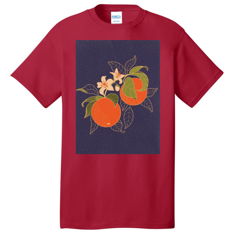 Orange Branch Basic T-shirt | Artistshot