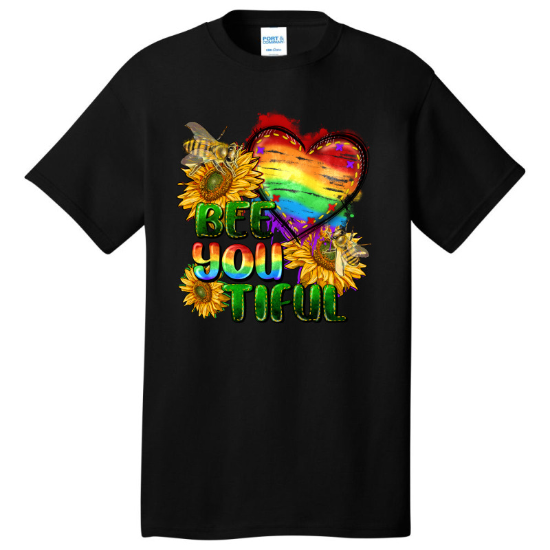 Bee You Tiful Pride Basic T-shirt | Artistshot