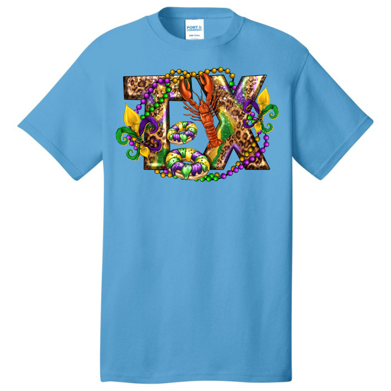 Texas Mardi Gras Basic T-shirt | Artistshot