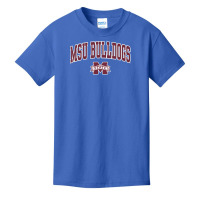 Mens Mississippi State Bulldogs Arch Over Black T Basic Youth T-shirt | Artistshot