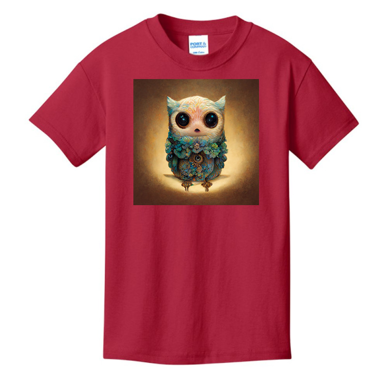 This Happy Owl 55 Basic Youth T-shirt by Creative Corner | Artistshot