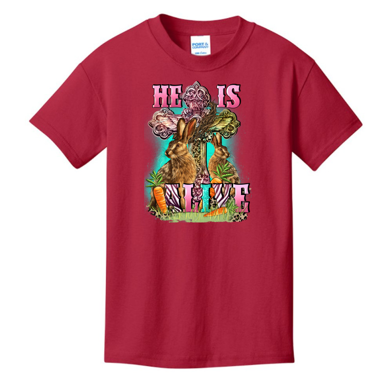 He Is Alive Basic Youth T-shirt by FaDigitalArtStudio | Artistshot