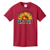 Teacher With Sunflower Basic Youth T-shirt | Artistshot