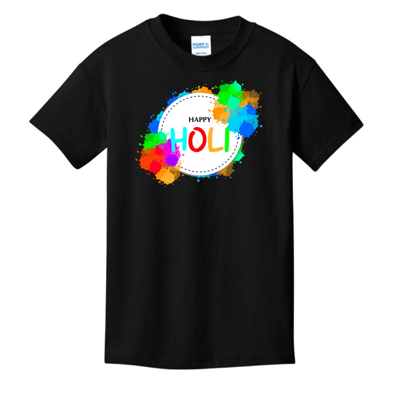 Happy Holi Basic Youth T-shirt by JOHN CHAVEZ | Artistshot