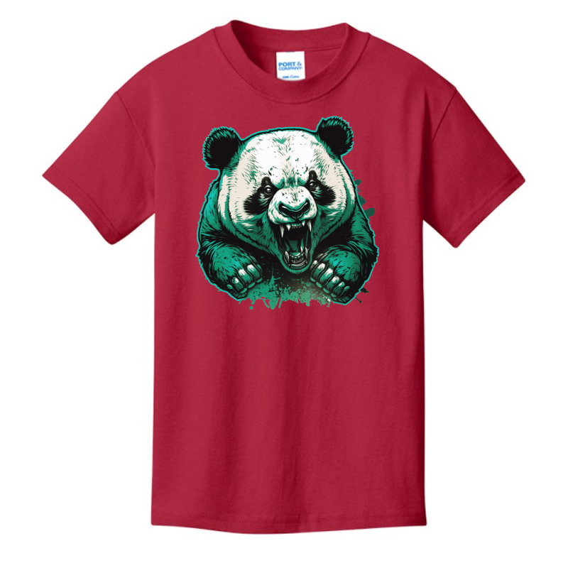 Panda Angry Basic Youth T-shirt by YaelWorkman180 | Artistshot