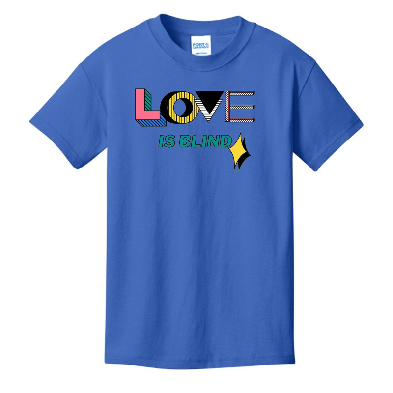 Love Is Blind Basic Youth T-shirt by alethafor | Artistshot