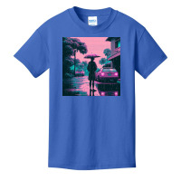 Coconut Trees At Sunset 80's Basic Youth T-shirt | Artistshot