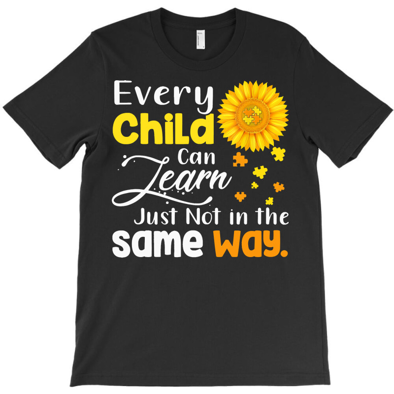 Autism Awareness T  Shirt Autism Special Education Teacher Shirt Sunfl T-Shirt by joanie38206 | Artistshot