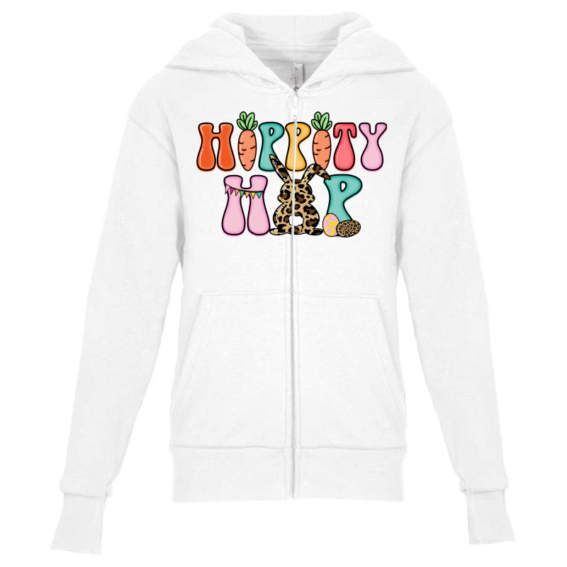 Hippity Hop Youth Zipper Hoodie | Artistshot