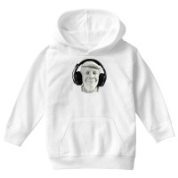 Smiling Trump Headphone Youth Hoodie | Artistshot