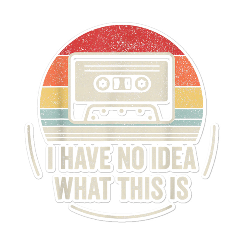 Retro Cassette Kids Funny Sticker | Artistshot