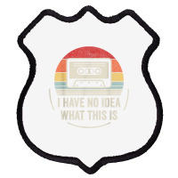 Retro Cassette Kids Funny Shield Patch | Artistshot