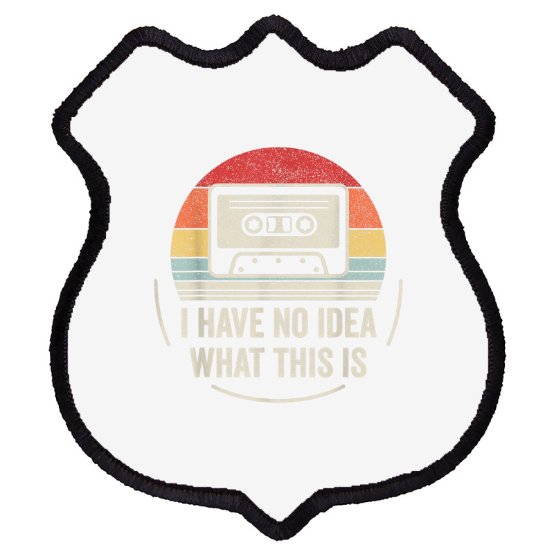 Retro Cassette Kids Funny Shield Patch | Artistshot