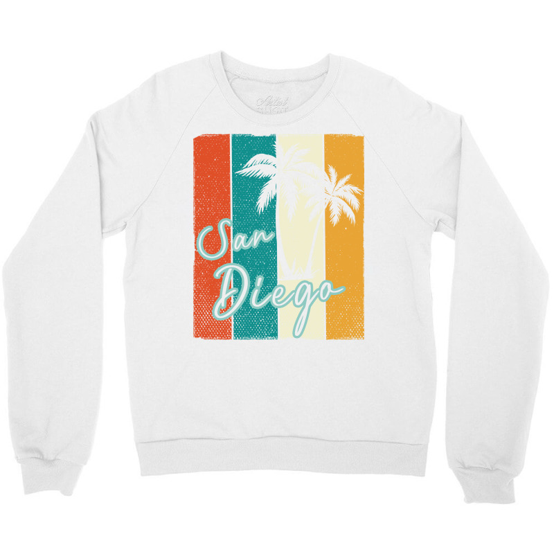 Retro San Diego California Vintage 70s Crewneck Sweatshirt | Artistshot