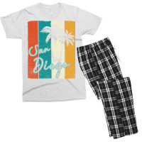 Retro San Diego California Vintage 70s Men's T-shirt Pajama Set | Artistshot