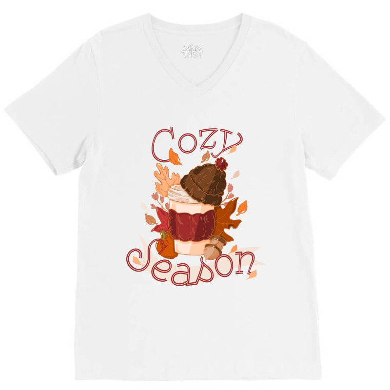 Cozy Season V-neck Tee | Artistshot