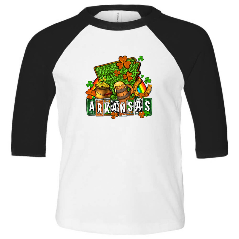 St. Patrick's Arkansas Toddler 3/4 Sleeve Tee by OliviaCreatesArt | Artistshot